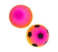 BATHVEVE 2 pièces Balles de Football Colorées pour Garçon Fille de Jouets Gonflables pour Activités Intérieures et Extérieures Développement Coordination et du Travail Équipe pour Tout