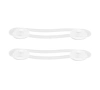 BATHVEVE 2 pièces Lot de Verrous Transparent Anti-pincement pour Placards et Tiroirs Loquets de Sécurité Garçon Fille Polyvalents pour Réfrigérateur et Meubles Protection et Facile à