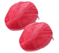 BATHVEVE 2 Pièces Pochette Chauffe-Mains Ronde en Flanelle Anti-brûlure