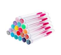 BATHVEVE 20pièces Lot De Tubes Pour Brosses à Cils Conteneurs Pour Extensions De Cils Avec Flacons Transparents