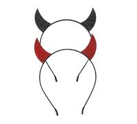 BATHVEVE 2pièces Cornes de Diable Bandeaux pour Halloween Accessoires de Déguisement et Serre-têtes Lot