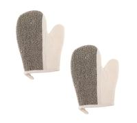 BATHVEVE 2pièces de Bain Lot de Douche Exfoliants pour Corps Masse Délicatement la Peau Nettoyage