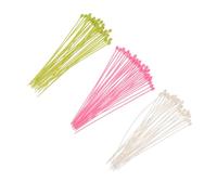 BATHVEVE 3 Sets D'aiguilles de Permanente en Plastique Colorées, Outils de Coiffure Réutilisables pour Créer des Boucles Spirales Vagues sur Cheveux Humides de Types Couleur Aléatoire
