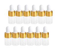 BATHVEVE 30 pièces Bouteilles Verre avec Pipette de Flacons pour Huiles Essentielles Bouteilles Transparentes pour Voyage et Stockage de