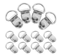 BATHVEVE 30 Sets de Boutons en Acier Inoxydable Argentés Réutilisables, Faciles à Démonter, pour Paquet à Main et Accessoires de Chaussures, Style Simple