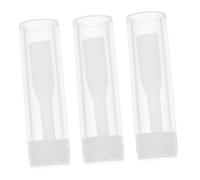 BATHVEVE 3Ensembles Pince à Lentilles Silicone Flexible Outils Application Retrait pour Lentilles de Contact Support de Voyage Pratique avec Tube de Rangement Transparent