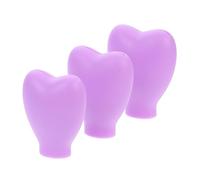 BATHVEVE 3pièces Couvre-brosses De Maquillage Silicone Organisateurs De Voyage Pour Protection Des Pinceaux De Maquillage Poils Et Évite La Distorsion