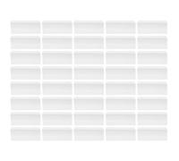 BATHVEVE 40 pièces Support Porte-étiquette Prix Plastique pour Supermarché et Magasin Affichage Pratique et Résistant pour Étiquettes de Prix Accessoires de Rayonnage Polyvalents