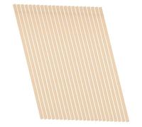 BATHVEVE 50 Pièces Bâtons de Naturels Non Peints pour Projets Diy Carrées pour Bricolage et Modélisation Architecturale Fournitures pour Miniatures