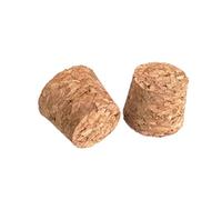 BATHVEVE 50 pièces Bouchons Liège Coniques Naturel Bouchons de Bouteille de Vin Étanches Scellage Hermétique pour Mariage Bar et Usage Domestique