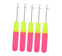 BATHVEVE 5pièces à Cheveux Professionnels Aiguilles Pour Extensions Et Tresses Bubble Outils De Coiffure Élégants Pour Salons De Beauté