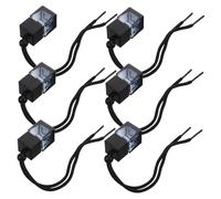 BATHVEVE 6 pièces Diffuseur de Parfum de Voiture Rechargeable de Bouteilles Vides avec Pendentif pour Huiles Essentielles Diffuseur Aromatique pour Voiture Maison et Bureau