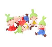 BATHVEVE 6 Pièces Figurines de Fille Adorables pour Décoration de Bureau Voiture et Maison Miniatures Ne Ne Entendre Dire Sécurisé