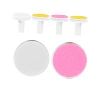 BATHVEVE 6 Pièces Têtes de Rechange pour Meulage Ongles Électrique Lot pour Adulte Accessoires de Trimming Sûrs et Durables pour Ongles Délicats