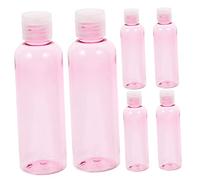 BATHVEVE 6pièces Bouteilles De Voyage Multifonctionnelles Étanches Flacons De Maquillage Toilettes Pour Voyage Camping Et Activités Extérieures