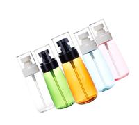 BATHVEVE 6Pièces Flacon Vaporisateur Réutilisable Set de Bouteilles de Voyage pour Cosmétiques Parfum Huile Essentielle Flacons Pompes Vides Mélange de Styles