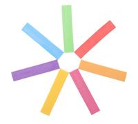 BATHVEVE 7 Gommes Rectangulaires en Pvc pour Garçon et Filles, Gomme Blanche pour L'école Examens, pour Élèves et Étudiants