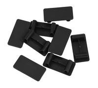 BATHVEVE 8 pièces Abs Rocker Switch Panel Covers Snap In Mounting Bracket For Automotive Toggle Switch Hole Protection And Slot Fillers