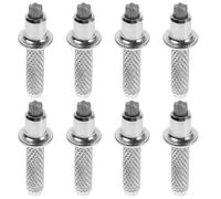 BATHVEVE 8pcs Embouts de Bâtons de Randonnée en Acier Tungstène, Pointe de Remplacement Antidérapante pour Bâtons de Marche sur Briques Artificielles et Pierres