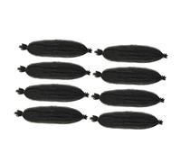 BATHVEVE 8pièces Afro Curly Synthetic Hair Extensions Tresses Bouclées Naturelles Pour Cosplay Fêtes Et Halloween