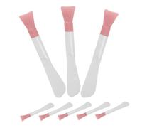 BATHVEVE 8pièces Brosse Silicone Pour Masque Facial Applicateur Doux à Double Embout Pour Masques De Boue Et Crèmes Outil De Beauté Polyvalent Pour Types De Peau