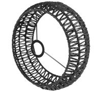 BATHVEVE Abat-jour Tissé en Corde Rustique pour Lampe E27, en Fer Robuste, Style Ferme Élégant, pour Décoration Intérieure Salon ou Chambre