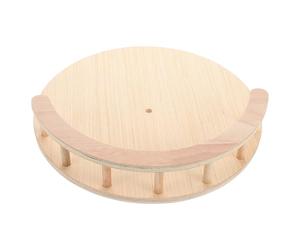 BATHVEVE Accessoire pour Chats Plateforme Robuste pour Chats Panneau en Bois Design Combinable Flexible 1 Pièce