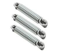 BATHVEVE Adaptateur D'attelage de Vélo et Large Compatibilité 3pcs en Alliage Argenté Ressort de Confort Amélioré pour Attache de Remorque pour Usage Cargo Garçon et Filles