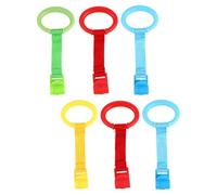 BATHVEVE Anneaux D'aide aux Exercices de Marche et Adaptés à Diverses pour Bébé 6pcs en Plastique Stimulation Curiosité Accessoires pour Parc de