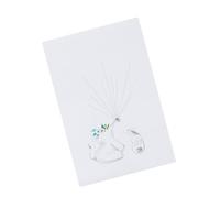 BATHVEVE Ballon en Tissu à Empreintes Digitales pour Anniversaire et Shower, Dessin D'empreinte Digitale 40x60cm pour Décoration de Fête et Enregistrement de Souvenirs