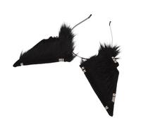 BATHVEVE Bandeau Oreilles De Loup Bandeau Peluche De Fête Coiffe Peluche Pour Cosplay Et Fêtes