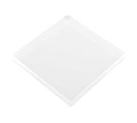 BATHVEVE Bloc Affichage Acrylique Transparent Carré pour Cosmétiques Base Polyvalente pour Bijoux et Présentoir Modèle Support Compact Élégant pour Optimisation Espace et Claire