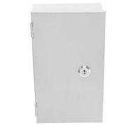 BATHVEVE Boîtier de Protection Prise Étanche Acier Inoxydable avec Serrure Cache-prise Mural Robuste pour Intérieur et Extérieur Protection Pluie Sécurisée pour Prises Électriques