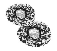 BATHVEVE Bonnet De Soin Capillaire Auto-chauffant Aluminium 2 Pièces Double Couche Imperméable Pour Femmes Cheveux Longs Cheveux Bain