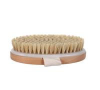 BATHVEVE Brosse de Massage Stimulateur de Flux Lymphatique Poils de Sanglier Multi-usage en Bois Naturel pour Femme Après la Bain Spa