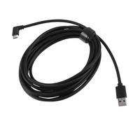 BATHVEVE Câble USB C 4M de Transfert de Données et Charge Coudé 90° USB 31 Ligne de Connexion Rapide et Stable pour Casque VR Compatible PC et Smartphone Portable et Résistant