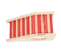 BATHVEVE Cachette Multifonction en Bois pour Hamsters Et Petits Rongeurs, Jouet D’Escalade D’échelle, Taille Moyenne, Décorative pour Cage Hamster, Adaptée Aux Cochons D’Inde Et Rats