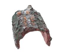 BATHVEVE Cachette pour Reptiles Résine Abri Tortue Terre Naturel Plateforme Escalade Lézard Ornement Paysager Unique pour Terrariums Reptiles
