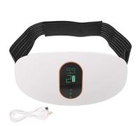 BATHVEVE Ceinture de Massage Abdominale Électrique Appareil de Massage à Vibrations Masseur Abdominal Pratique Matériau ABS pour Maison Perte de Poids Modes Réglables pour Adultes