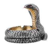 BATHVEVE Cendrier Résine Forme De Serpent Créatif Décoration Vintage pour Intérieur Et Extérieur Accessoire Unique pour Fête Halloween Et Original
