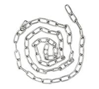BATHVEVE Chaîne Robuste et Sécurisée 4 Mètres en Acier Inoxydable pour Chien et Chiot Ne Blesse Pas Le Cou, pour Usage Extérieur et Industriel