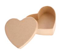 BATHVEVE Coffret Présent De Cœur 10,5 x 8,5 x 3,5 Cm En Papier Kraft, Boîte De Rangement Cœur Pour Bonbons Bijoux Cosmétiques, Emballage Créatif Pour Saint-valentin Anniversaire Festival