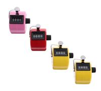 BATHVEVE Compteur Manuel à 4 Chiffres en Plastique Coloré, Facile à Utiliser, Design Simple et Pratique, Sport Comptage Manuel Précis Couleur Aléatoire