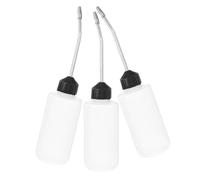 BATHVEVE Distributeur D'huile Design Anti-fuite 3pcs pour Machine à Coudre avec Bec et Bouchon, Flacon Pulvérisateur en Plastique Blanc pour Atelier et Maison