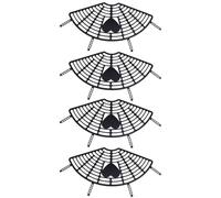 BATHVEVE Filet Accessoires Créatifs Filles Vélo Garçon de Protection 4pcs et Plastique Léger Protège Pieds Plusieurs Styles pour Siège Vélo Garçon Fille pour Sorties Plusieurs Styles