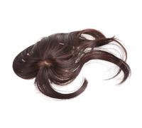 BATHVEVE Frange D'air à Clipser Chocolat, Faux Cheveux Haute Température, Invisible sans Trace, Extension Clip Cheveux Femme pour Coiffure Quotidienne et Fêtes