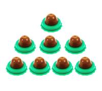 BATHVEVE Friandises pour Chat à l'herbe à Chat 8 Pcs, Pudding Vitaminé Naturel, Sucettes Parfumées pour Chatons, Collations Saines pour Nettoyage des Dents et Bien-être Quotidien