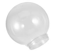 BATHVEVE Globe en Verre en Acrylique Sphérique Transparent pour Remplacement D'abat-jour, Facile à Installer, pour Appliques D'éclairage Extérieur et Lampadaires de Rue