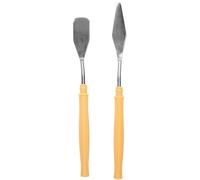 BATHVEVE Grattoir pour Imprimante 3d en Acier Inoxydable Haute Résistance, 2pcs, Surface Lisse, Outil Professionnel pour Nettoyage du Lit Chauffant