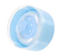 BATHVEVE Houppette à Poudre pour Bébé avec Boîte Compacte en Plastique Sûr, Ensemble, Application, Doux pour Peau Délicate, Usage à Domicile et Voyage